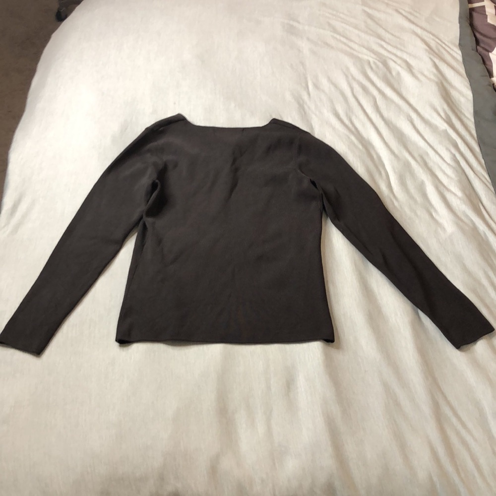 August Silk Petites L/S tee size Small P - Picture 10 of 11